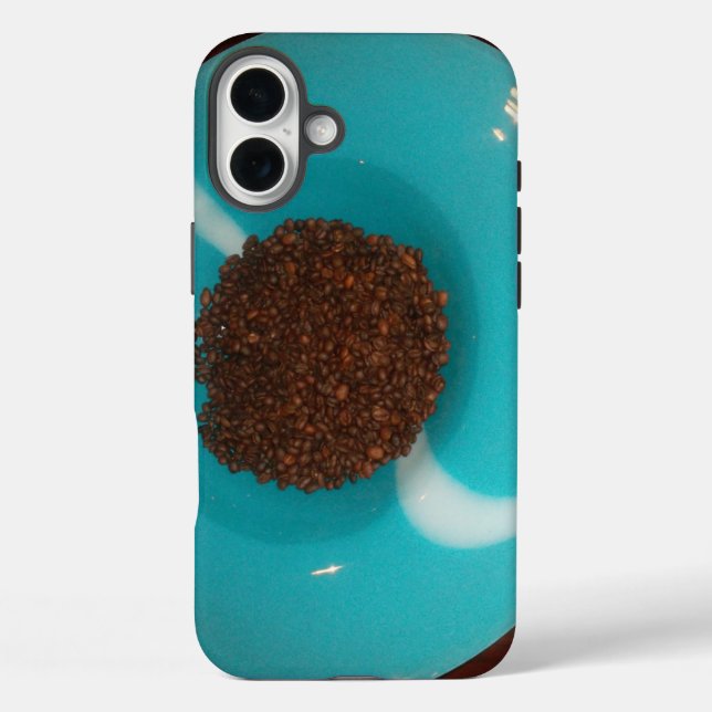Touch of the Sea | Cyan Bowl of Coffee Case-Mate i iPhone Case (Back)