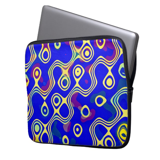 Touch of Yellow Laptop Sleeve (Front Left)
