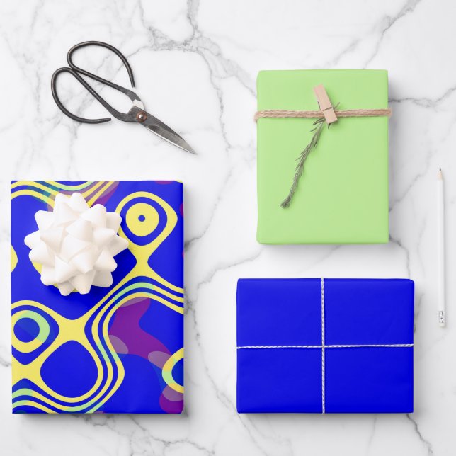 Touch of Yellow Wrapping Paper Sheet (Front)