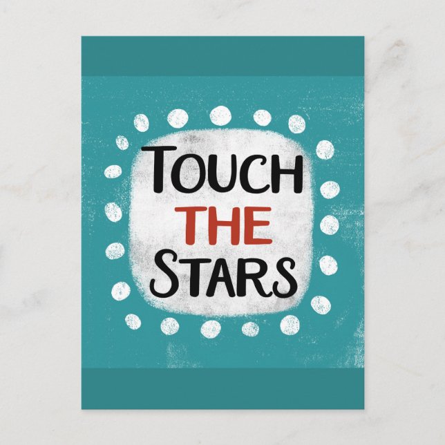 Touch The Stars Postcard (Front)