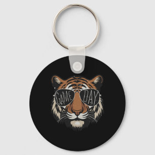 Touchdown American Football Game Day Thanksgiving Keychain