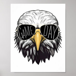 Touchdown American Footll Game Day Thanksgiving Ld Poster