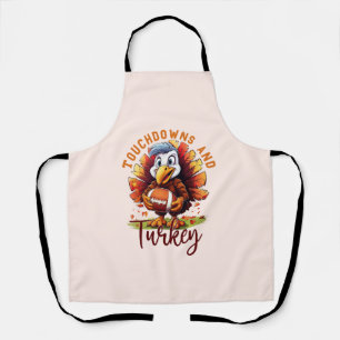 Touchdown and Turkey Thanksgiving Apron