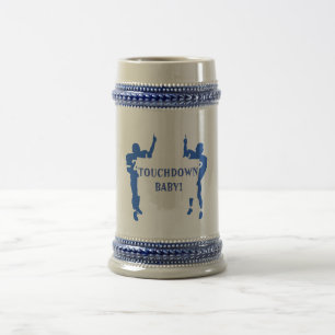 TOUCHDOWN BABY! BEER STEIN