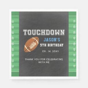 Touchdown Boy Football Napkin