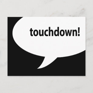 touchdown! postcard