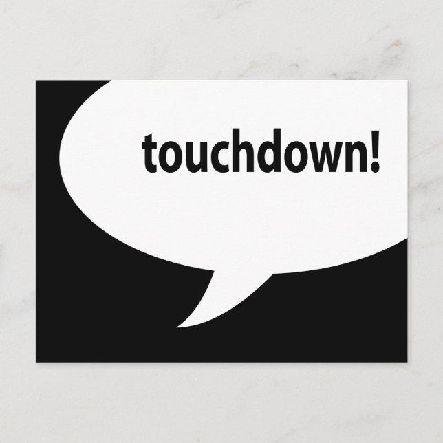 touchdown! postcard (Front)