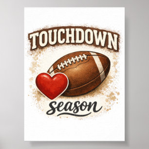 Touchdown Season Printable Digital Download Poster