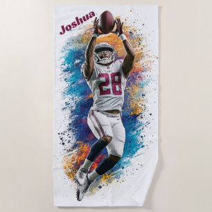 Touchdown Triumph Beach Towel