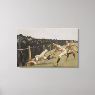 Touchdown, Yale vs. Princeton, Thanksgiving Day, Canvas Print