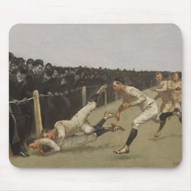 Touchdown, Yale vs. Princeton, Thanksgiving Day, Mouse Pad (Front)