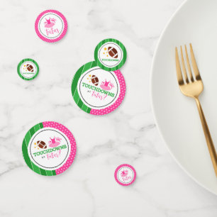 Touchdowns or Tutus Gender Reveal Party Confetti