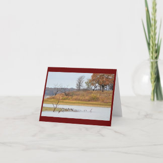 Touche de la carte d'automne (vide à l'intérieur)