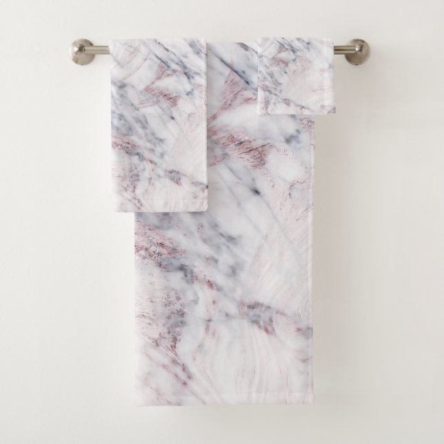 Touche de Rose blanc gris marbre tourbillon chic t (En situation)