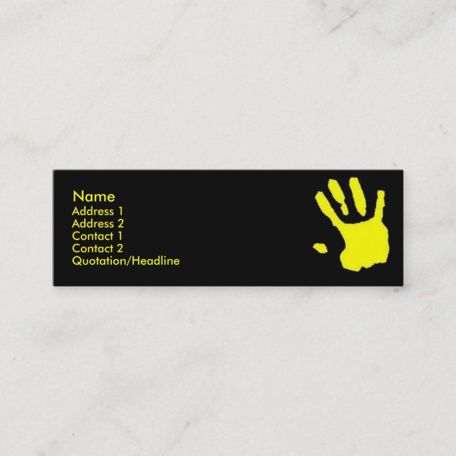 Touched Business Card (Front)