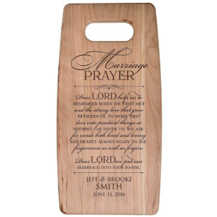 Toucher Mariage Prière Cerise Bois