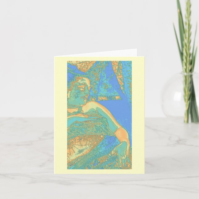 Toucher Oshun - carte pour notes (Devant)