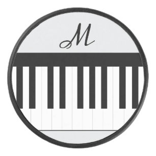 Touches de piano Monogramme élégant Thème musical