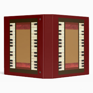 touches de piano musique bordure  classeur