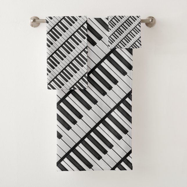 Touches de piano noir et blanc (En situation)