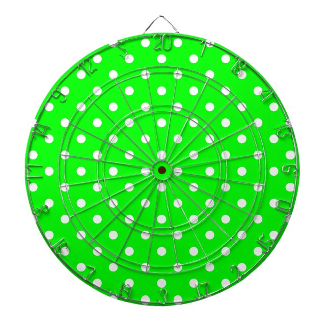 TOUCHEZ LA Cible de flechettes POT Vert DOT (Devant)