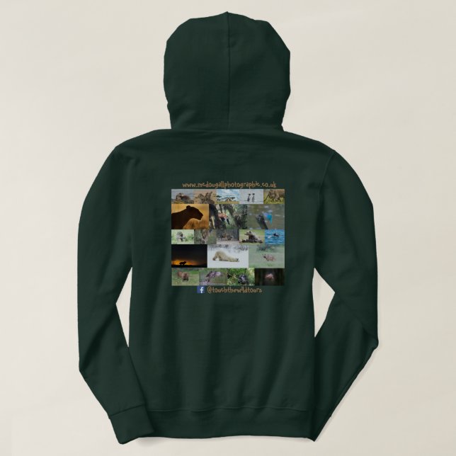 Touchez le Sweat - shirt à capuche sauvage (Design dos)