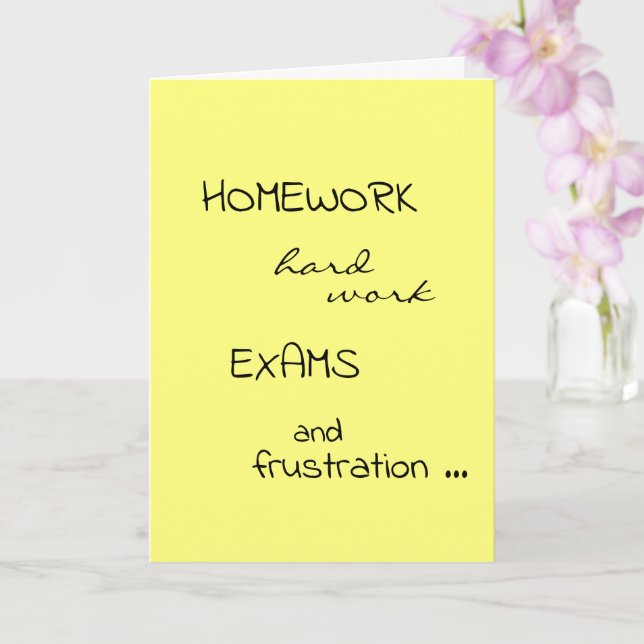 Touching Graduation Congratulations Card (Orchid)