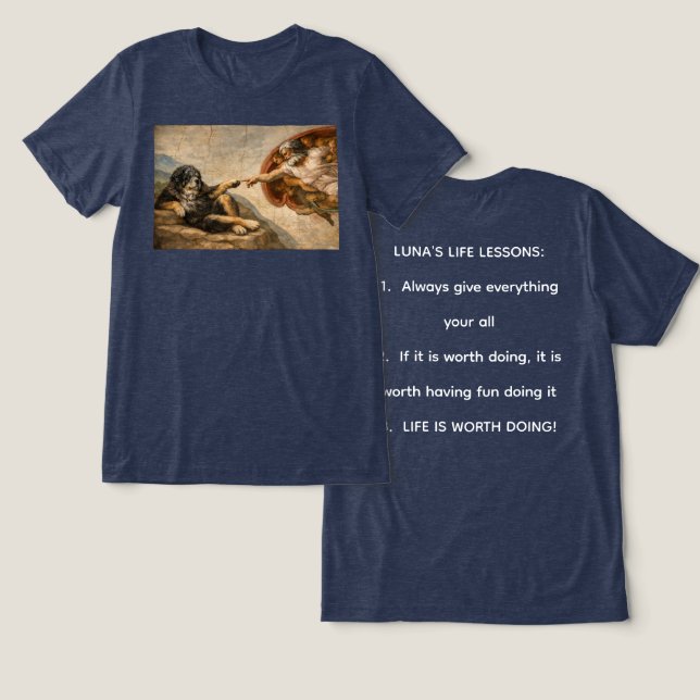 Touching the Divine Tri-Blend Shirt (Design Front & Back)