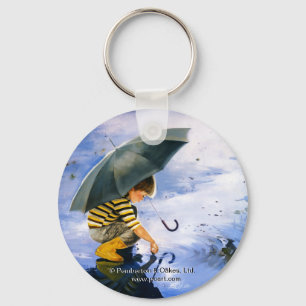 Touching the Sky Keychain