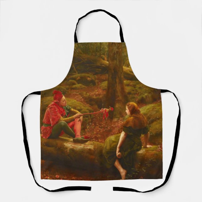 Touchstone and Audrey (In the Forest of Arden) Apron (Front)