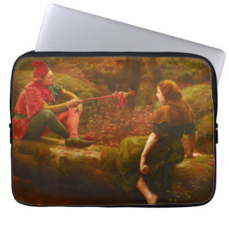 Touchstone and Audrey (Teasing Jester) Laptop Sleeve