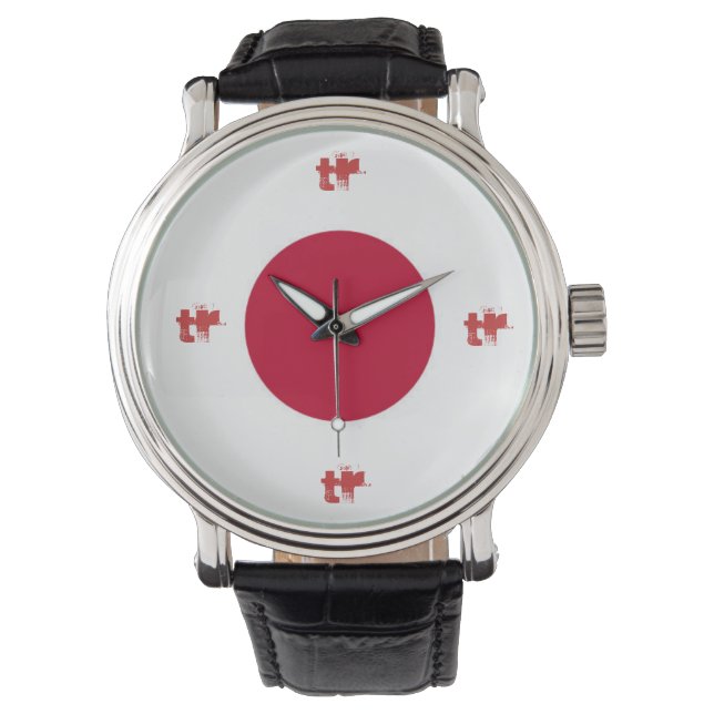 Touge Rush Japan flag Watch (Front)