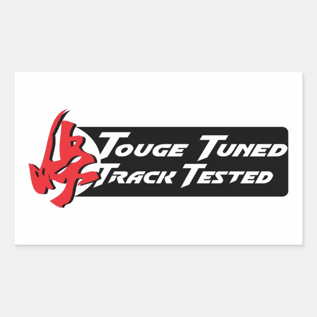 Touge Tuned Track Tested Sticker (Front)