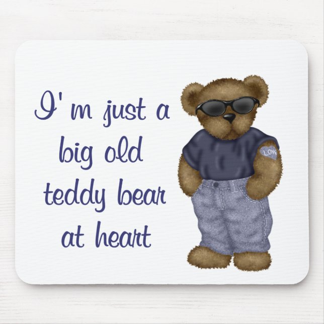 Tough Bear Mouse Pad (Front)