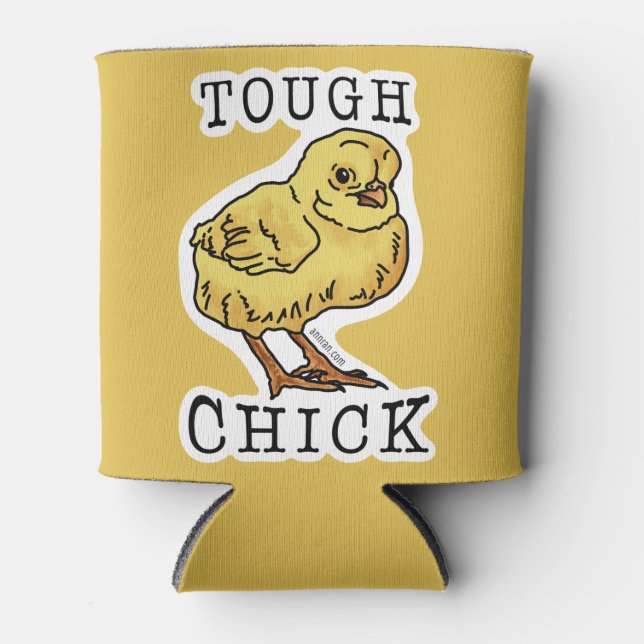 Tough Chick Can Cooler (Front)