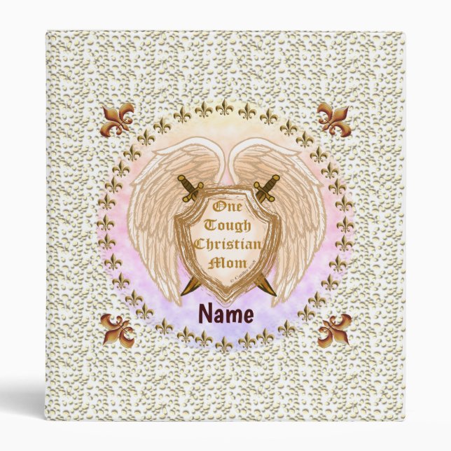 Tough Christian Mom custom binder  (Front)