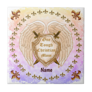 Tough Christian Mom Tile