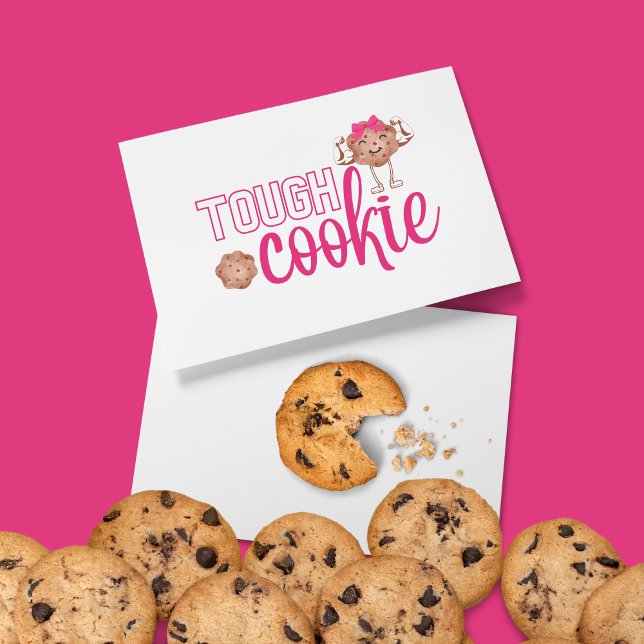 Tough Cookie Folded Greeting Card (Creator Uploaded)