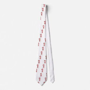 Tough Guy in Kanji lettering Tie