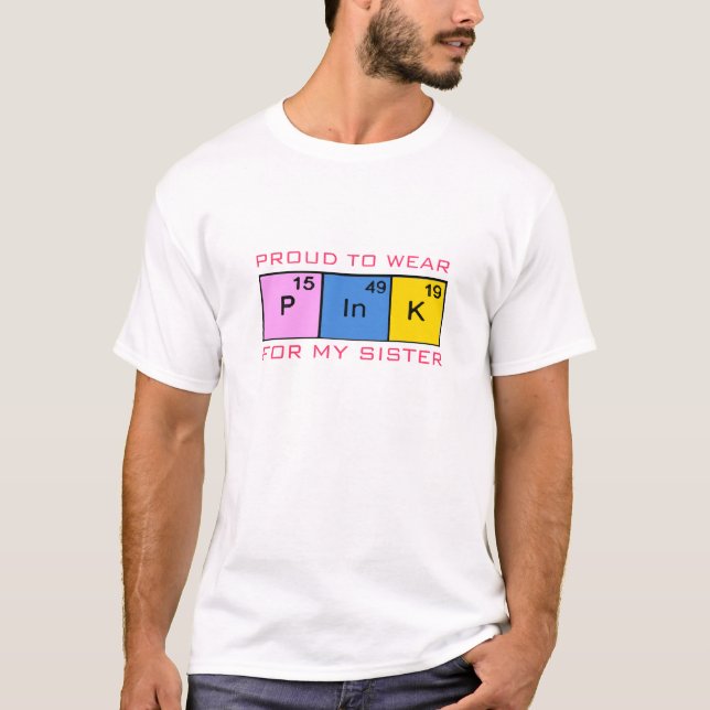 Tough Guys Love Pink, Cancer Awareness proud to T-Shirt (Front)