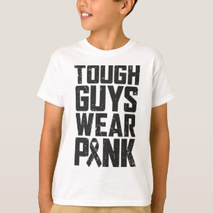 Tough Guys Wear Pink Breast Cancer Awareness Men B T-Shirt