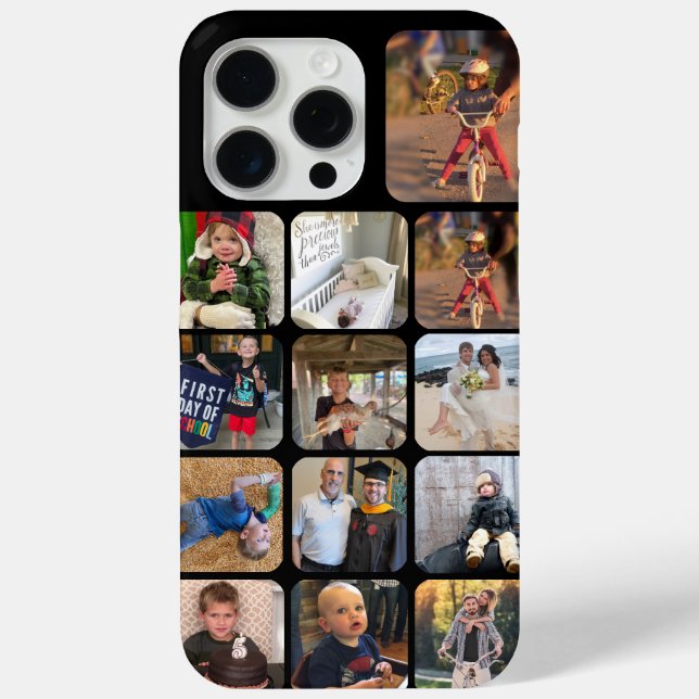 Tough Instagram photo collage Case-Mate iPhone Case (Back)