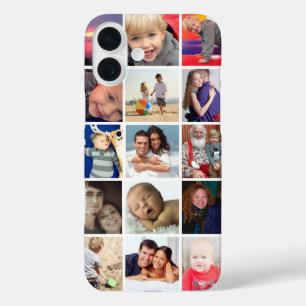 Tough iPhone  Instagram photo collage iPhone 16 Plus Case