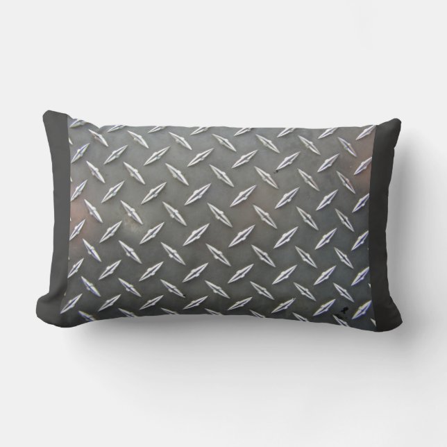 Tough look, but actually soft. Man Cave Pillow. Lumbar Pillow (Front)