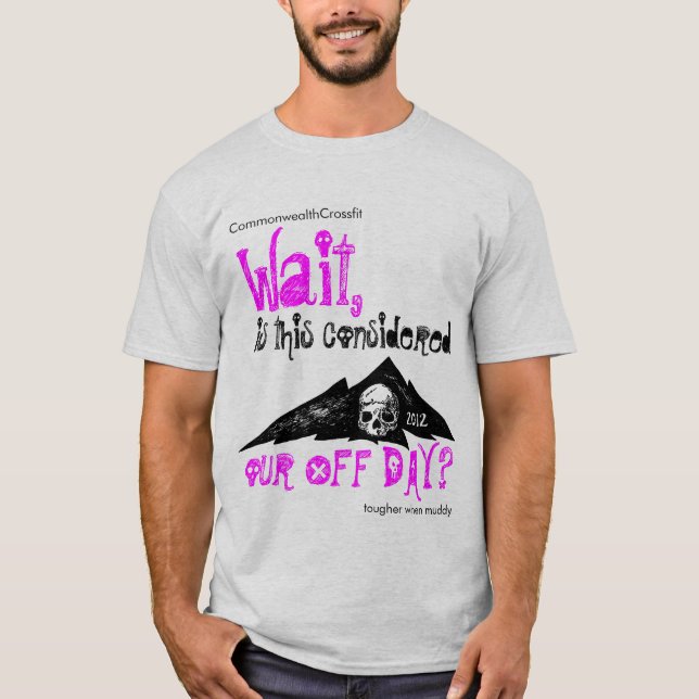 Tough Mudder on Silver American Apparel Tee (Front)