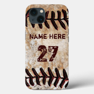 Tough Personalized Vintage Baseball iPhone Cases