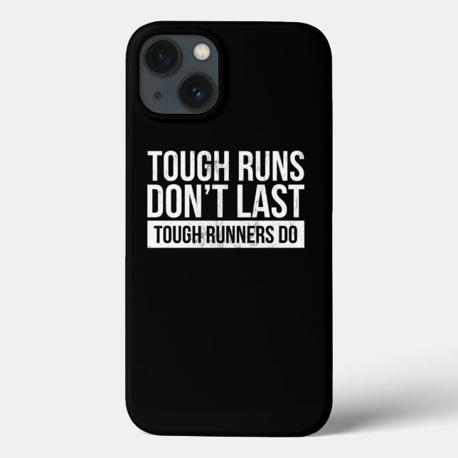 Tough Runners Funny Quote Running Runner Life Case-Mate iPhone Case (Back)