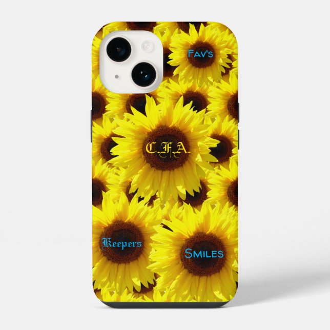 Tough Sunflowers   iPhone Case (Back)