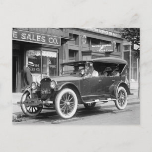 Tough Tires, 1922 Postcard