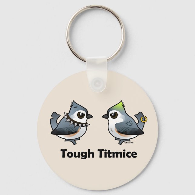 Tough Titmice Keychain (Front)